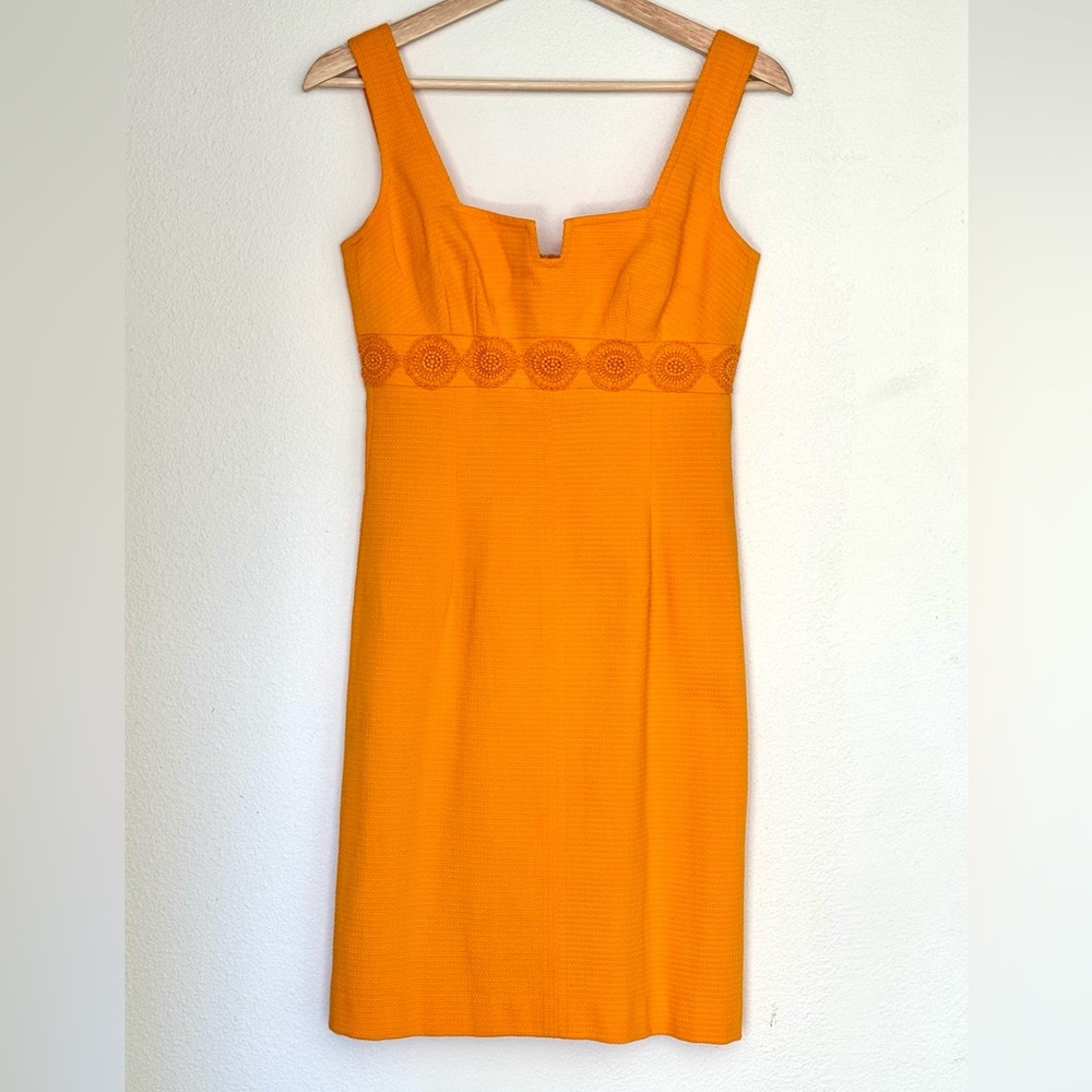Trina Turk Orange Sleeveless Dress